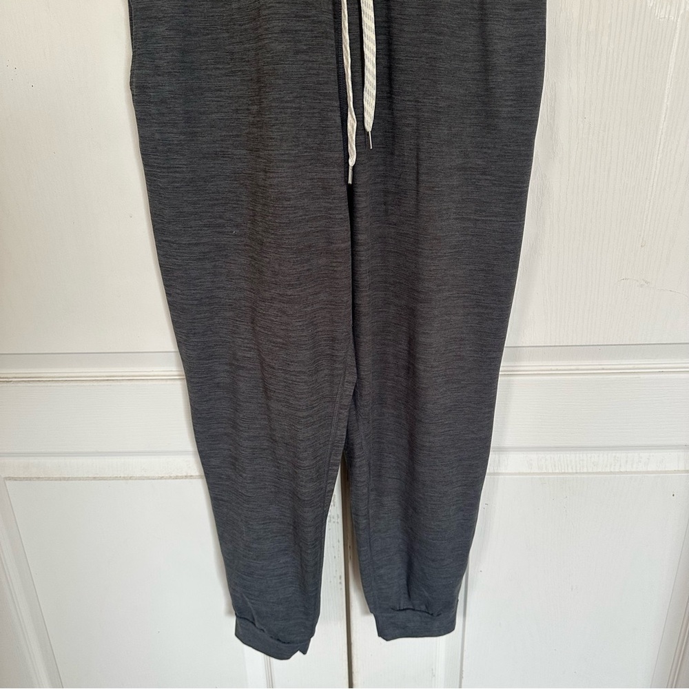 Vuori Lux Harem Sleeveless Racerback Jumpsuit Charcoal Heather Grey Size XL - Picture 3 of 9